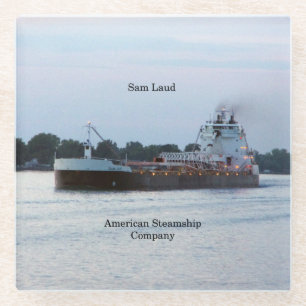 Sam Laud glass coaster