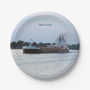 Sam Laud paper plate