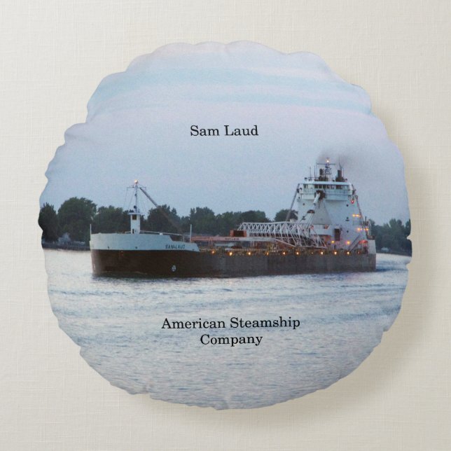 Sam Laud round pillow (Front)