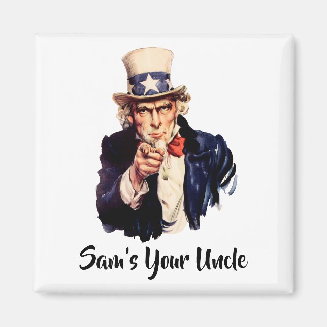 Sam’s Your Uncle Magnet (Front)