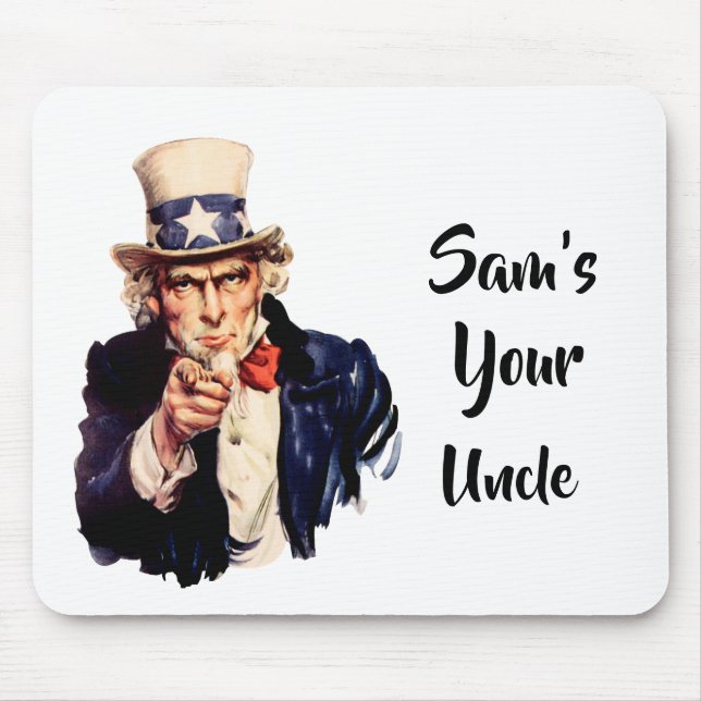 Sam’s Your Uncle Mouse Pad (Front)