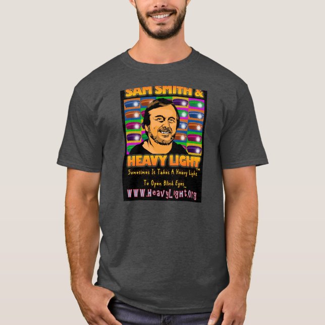 SAM SMITH and HEAVY LIGHT T-SHIRT (Front)