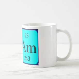 Sam tasse de nom de table périodique
