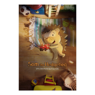 Sam The Hedgehog Poster
