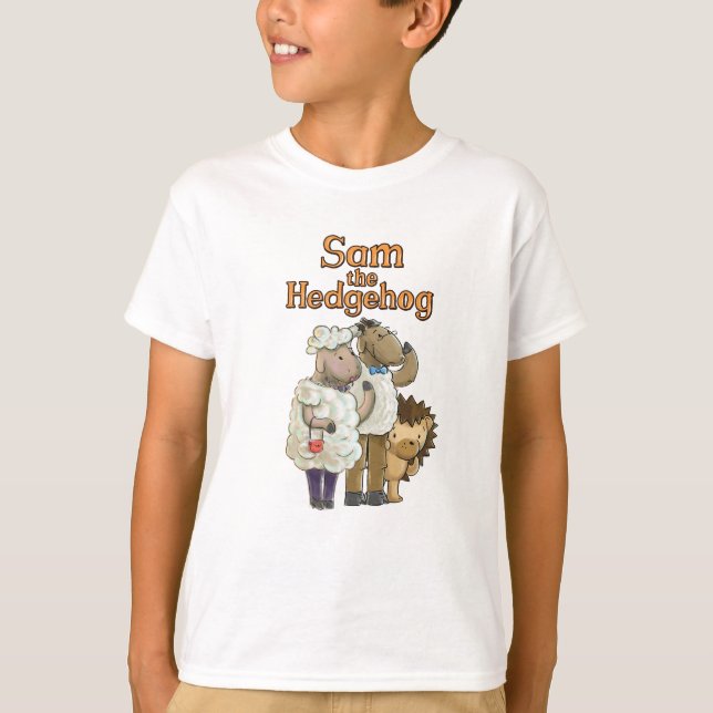 Sam The Hedgehog T-shirt - The whole family (Front)