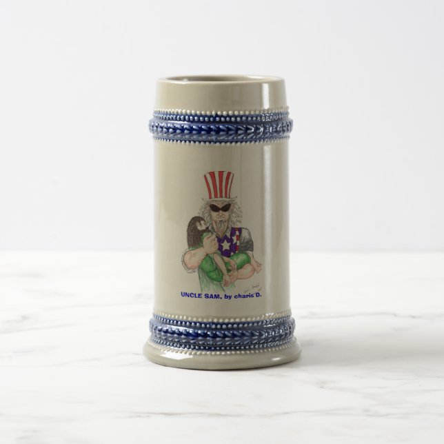 Sam, UNCLE SAM, by charis D. Beer Stein (Center)