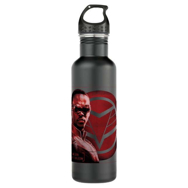 Sam Wilson A.K.A. The Falcon 710 Ml Water Bottle (Front)