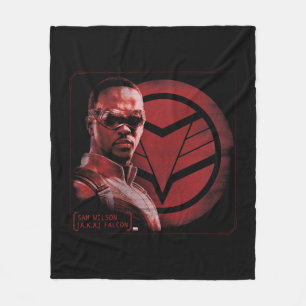 Sam Wilson A.K.A. The Falcon Fleece Blanket