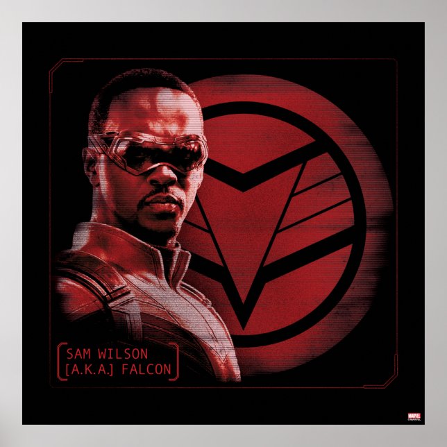 Sam Wilson A.K.A. The Falcon Poster (Front)