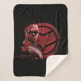 Sam Wilson A.K.A. The Falcon Sherpa Blanket