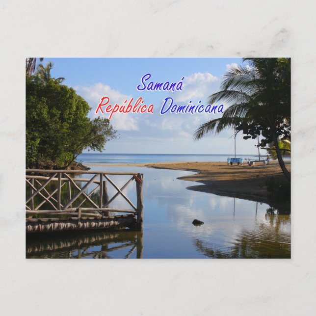 Samaná República Dominicana Postcard (Front)