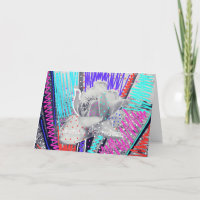 Samandra Flower Peace Prayer Folded Thank You Card