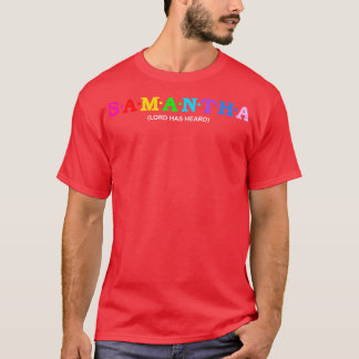 Samantha Lord has heard 1 T-Shirt