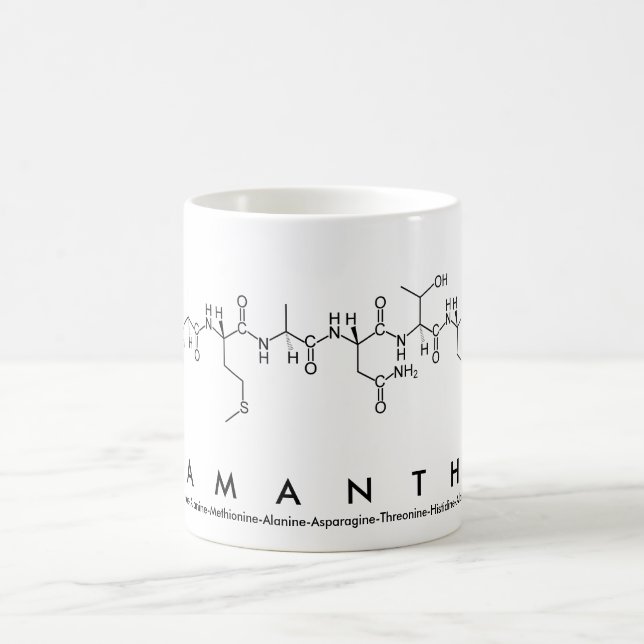 Samantha peptide name mug (Center)
