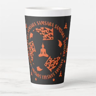 Samara Buddhist  - Nirvana Buddhism    Latte Mug