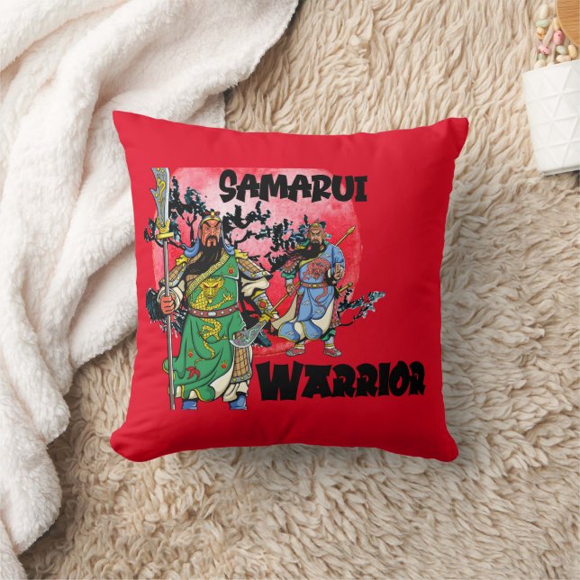 Samaraui Warrior  Throw Pillow (Blanket)