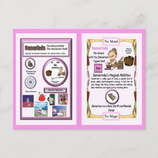 Samarinda Wizard - Samarium Element Postcard