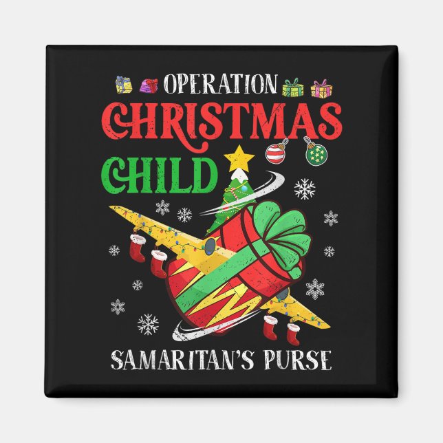Samaritan's Purse Operation Christmas Child Funny  Magnet (Front)