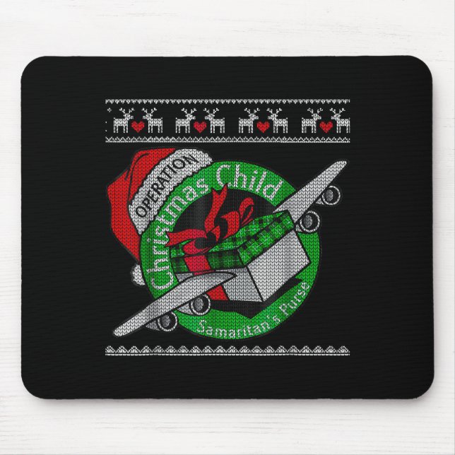 Samaritan's Purse Operation Christmas Child Funny  Mouse Pad (Front)