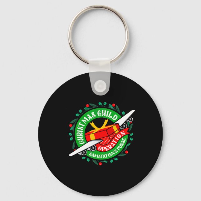 Samaritan's Purse Operation Christmas Child Meme C Keychain (Front)