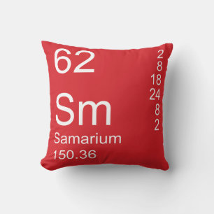 Samarium Throw Pillow