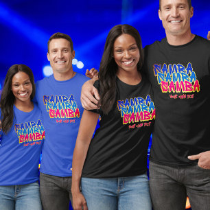Samba brasileiro graffiti dance music T-Shirt