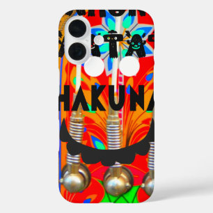 Samba Carnival colours Hakuna Matata blings.png iPhone 16 Case