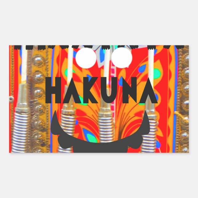 Samba Carnival colours Hakuna Matata blings.png Sticker (Front)