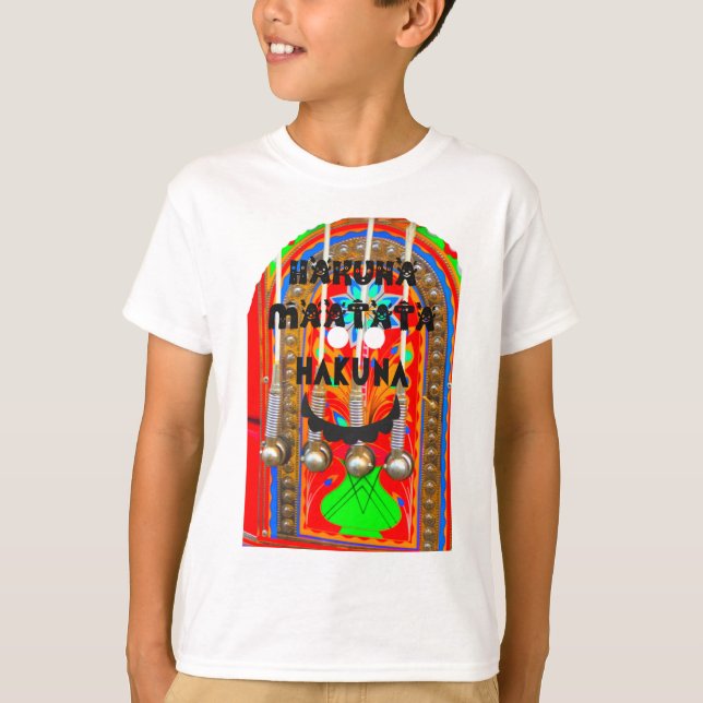 Samba Carnival colours Hakuna Matata blings.png T-Shirt (Front)