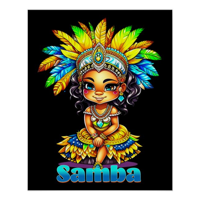 Samba Carnival Girl Poster (Front)