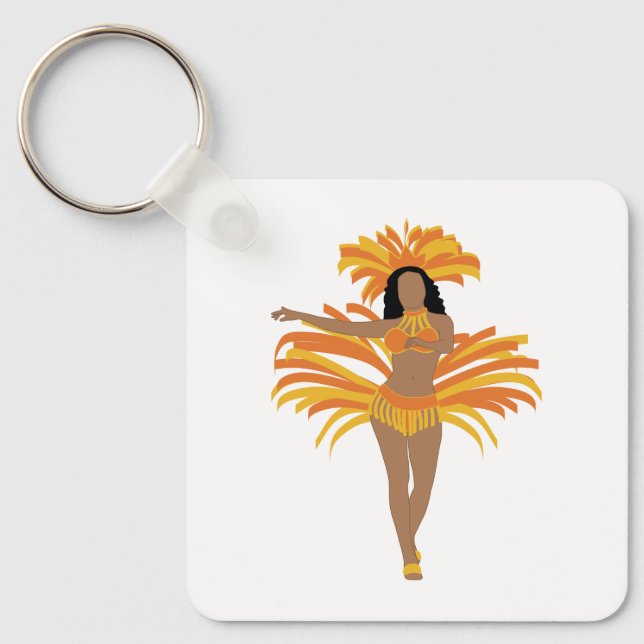 Samba Dancer Keychain (Front)
