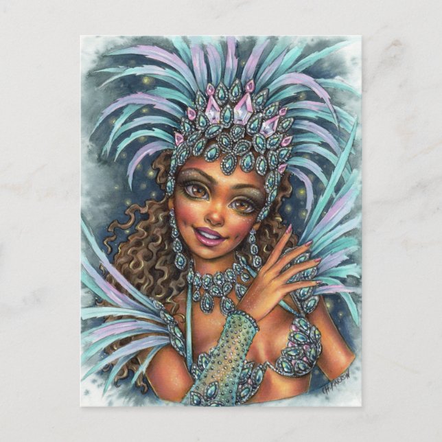 Samba Dancer Postcard (Front)