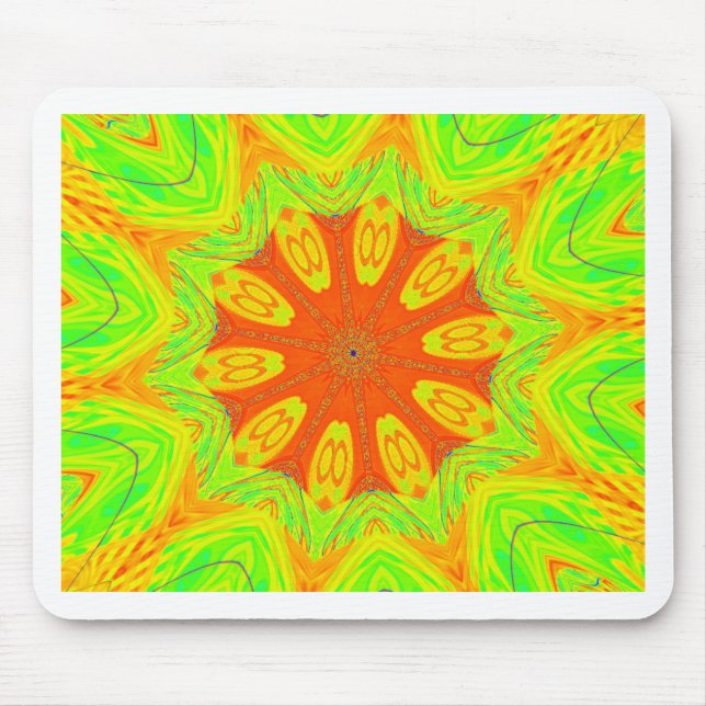 Samba Motif Art Print Mouse Pad (Front)