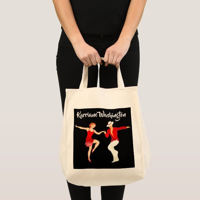Samba Salsa Dance Tote Bag (Front (Product))