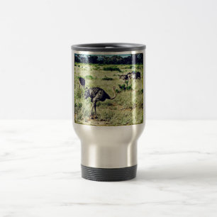 Samburu Ostriches Travel Mug