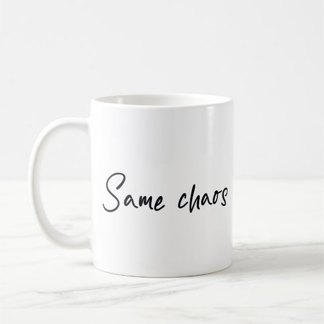 Same chaos coffee mug (Left)