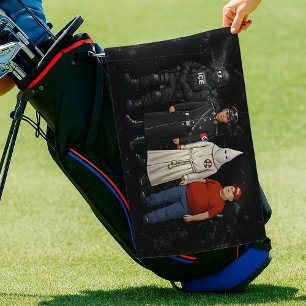 Same Different Costume Golf Towel