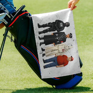 Same Different Costume Golf Towel