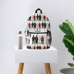Same Different Costume Printed Backpack
