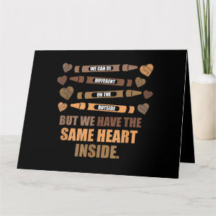 Same Heart Black History Month African American Card