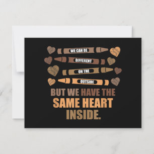 Same Heart Black History Month African American Holiday Card
