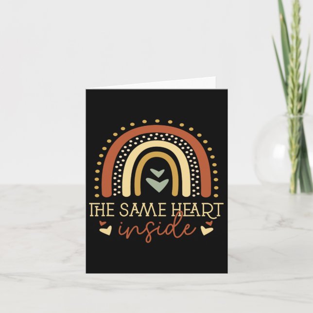 Same Heart Black History Month Black Lives Problem Card (Front)