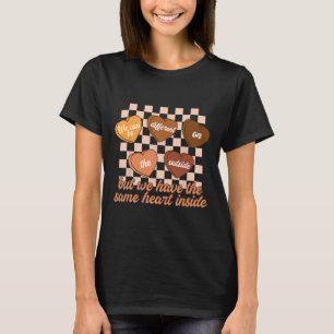 Same Heart Black History Month Chequered Candy Con T-Shirt