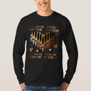 Same Heart Inside Black History Month African Afro T-Shirt