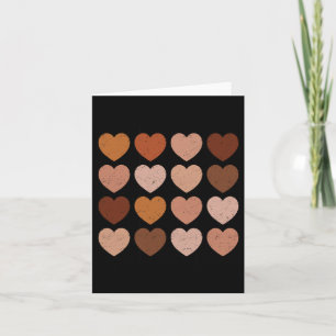 Same Heart Inside Black History Month Candy Heart Card
