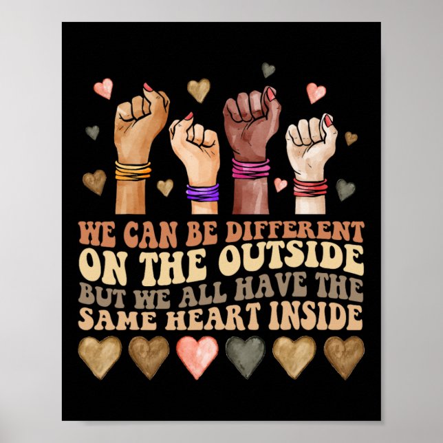 Same Heart Inside Juneteenth Black History Month W Poster (Front)
