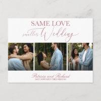 Same Love Downsize Wedding Simple Elegant 3 Photo