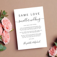 Same Love Smaller Wedding