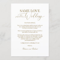 Same Love Smaller Wedding Downsize Wedding Elegant