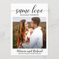 Same Love Smaller Wedding Downsize Wedding